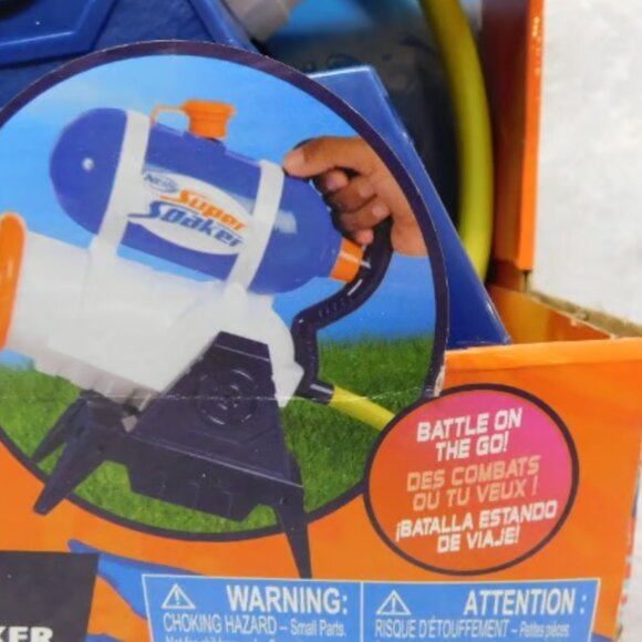 Nerf Super Soaker Grab N Go Stomp Soaker Blasting Machine Outdoor Water Games - Picture 3 of 10